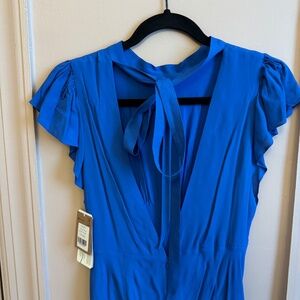 NWT Cerulean Blue Boden Dress with Bow 6P